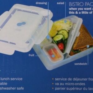 BRAND NEW rove 9 pieces bistro lunch box (with ice gel pack)